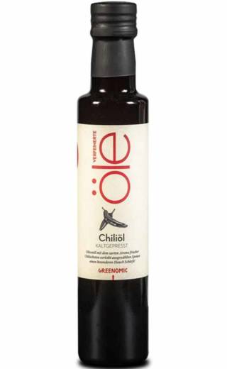 Kaltgepresstes Chili Olivenöl